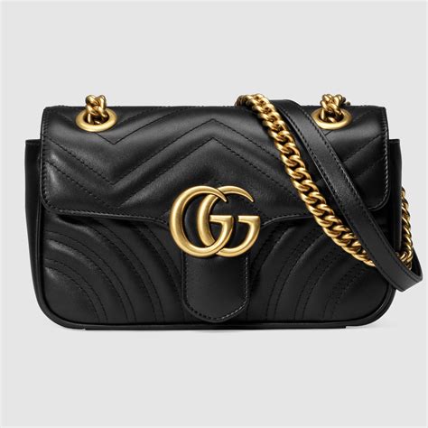 gucci marmont black mini|gucci marmont mini shoulder bag.